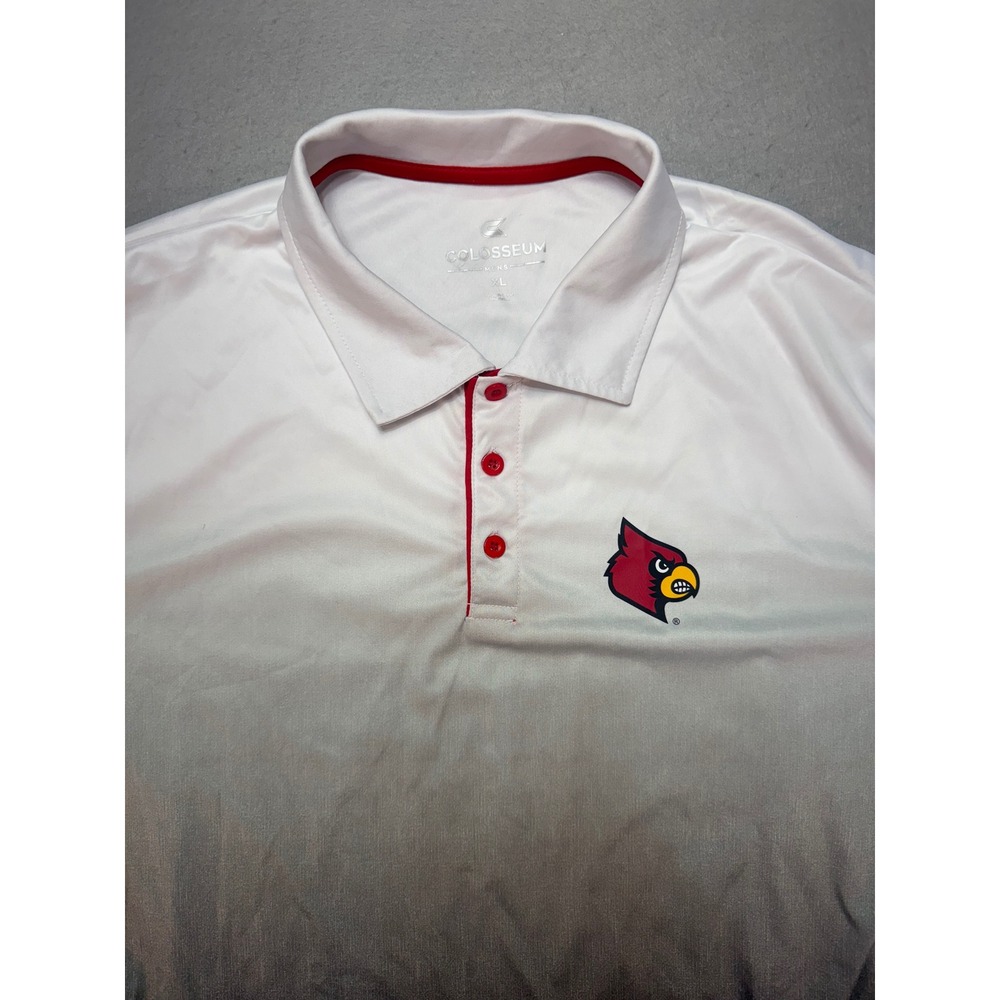 Colosseum Louisville Cardinals Polo Shirt NCAA Athletic Fit‎ XL, college,Sports